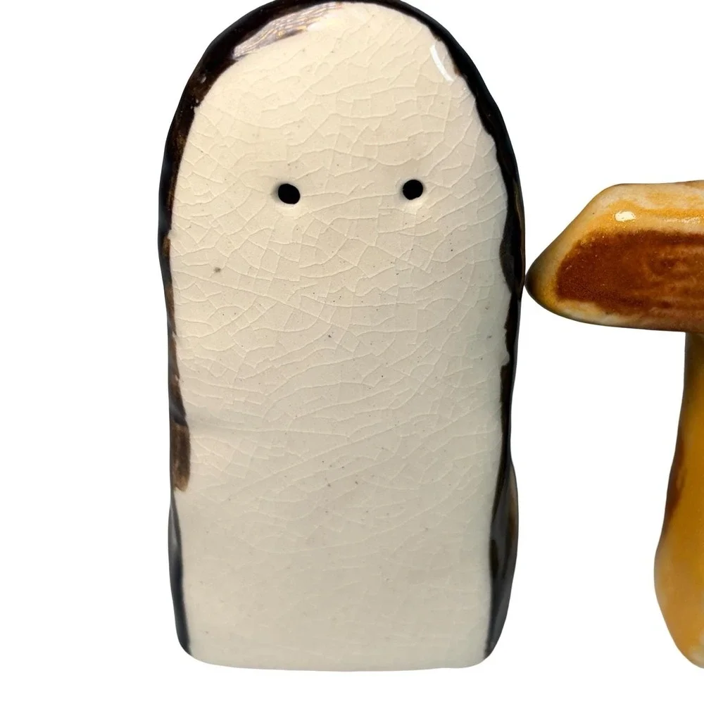 VTG Native American Chief Totem‎ Pole Salt Pepper Shakers Japan Souvenir Set